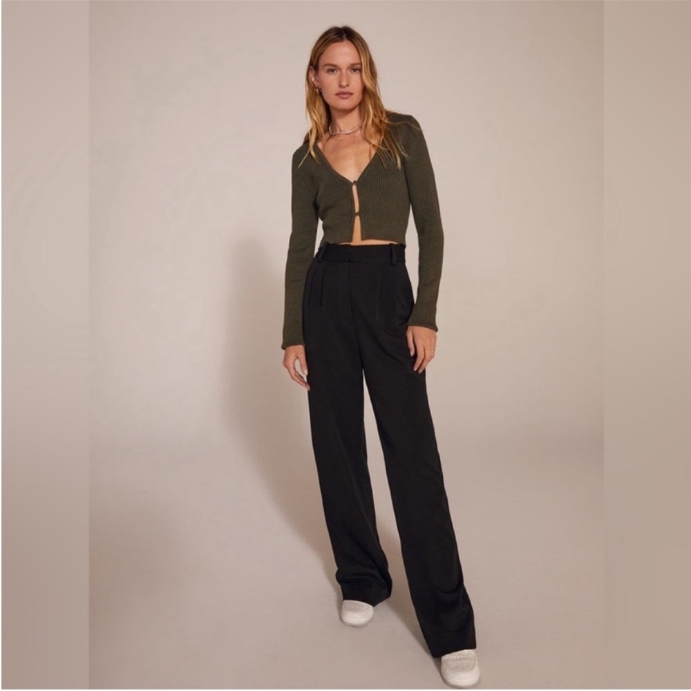 FAVORITE DAUGHTER The Favorite Trouser Pants
Pleated High Rise Black